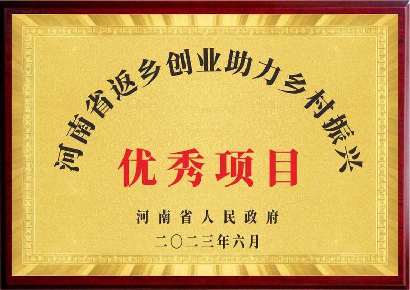 河南省返鄉(xiāng)創(chuàng)業(yè)助力鄉(xiāng)村振興優(yōu)秀項目